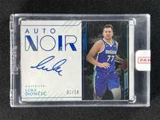 1/10 ≈1/1 ! 2022-23 Panini Noir Luka Doncic Auto Noir Mavericks #ANC-LUD