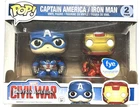 Funko Pop! Captain America & Iron Man Civil War FYE Exclusive 2 Pack