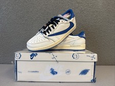 Fragment Design x Travis Scott x Air Jordan 1 Retro OG SP Low Sail