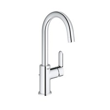 Grohe BauEdge Mono Basin Mixer Tap - Chrome 23760000