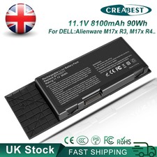 11.1V 8Ah BTYV0Y1 Battery For Dell Alienware M17x R3 M17x R4 0C0C5M 7XC9N C0C5M