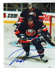 Janne Niinimaa Signed Autographed 8x10 NHL NY Islanders Hockey Photo ACOA