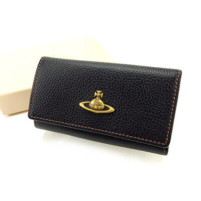 Vivienne Westwood Key holder Key case Orb Black Brown Woman Vivienne Westwood Key holder Key case Orb Black Brown Woman