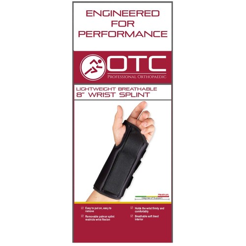OTC Handgelenkschiene, 8 Zoll Erwachsene, leicht atmungsaktiv, X-Large (rechte Hand) - Bild 7 von 9