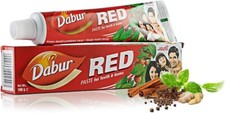 DABUR NATURAL AYURVEDIC RED HERBAL TOOTHPASTE VEGETARIAN - 100g | Pack of 1