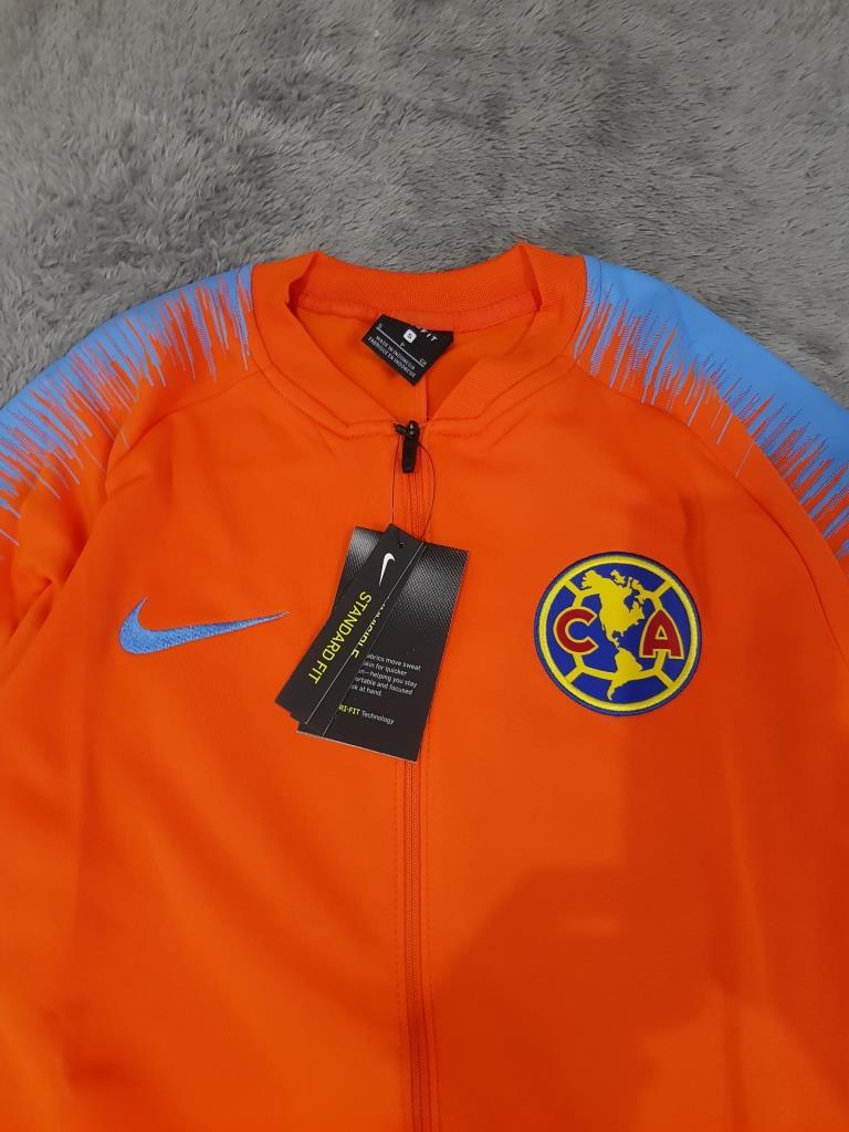 Men's Nike Club America Anthem Jacket 920053-819 Orange size SMALL
