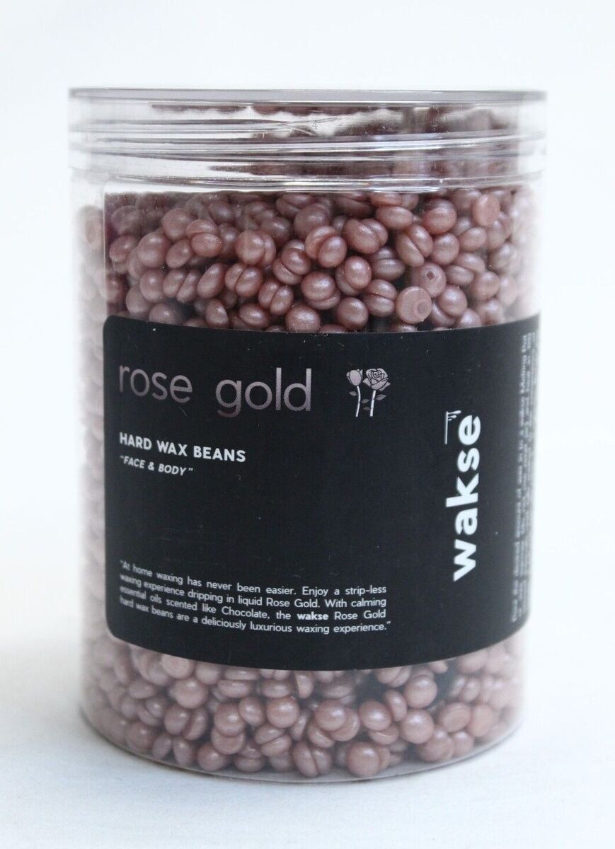 WAKSE 'Rose Gold' HARD WAX BEANS FACE & BODY HAIR REMOVAL