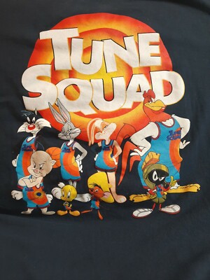 Vintage Tune Squad Space Jam 90s Shirt 2XL bugs and lola bunny