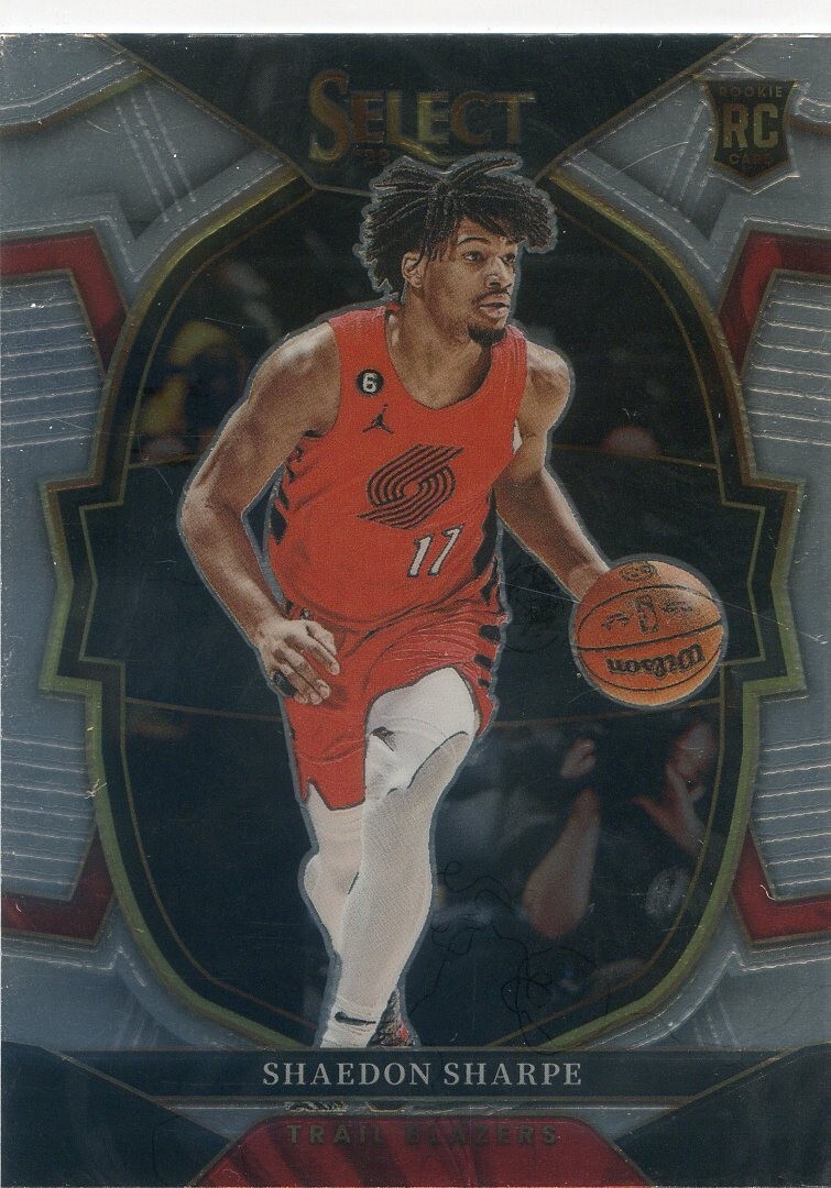 2022-23 Panini Select SHAEDON SHARPE RC ROOKIE #71 CONCOURSE BASE BLAZERS