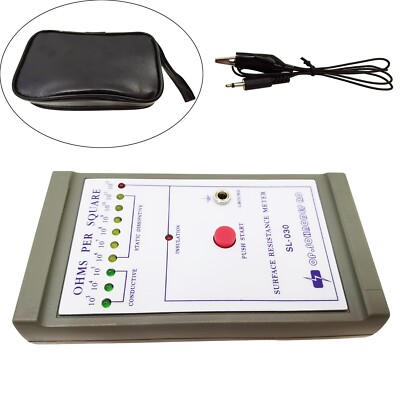 Portable Digital Antistatic Surface Resistance Tester ESD Resistance Meter