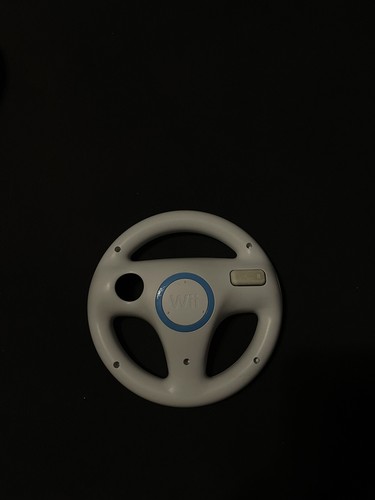 Nintendo Wii Lenkrad Mario Kart Wheel Racing Weiß/Schwarz - Blitzversand