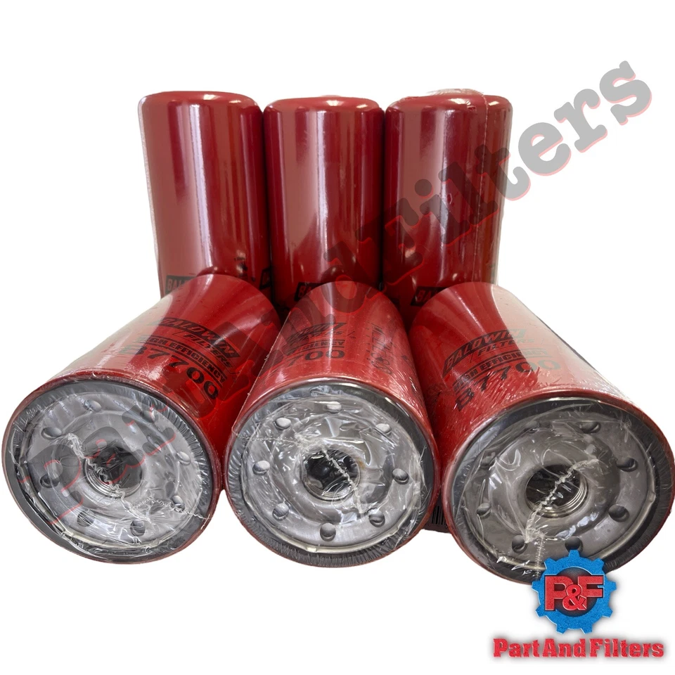 Filtro de aceite B7700 Baldwin para motores Caterpillar (paquete de 6) Foto 2 de 2