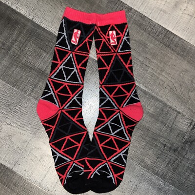 NBA LOGO MAN BASKETBALL PYRAMID CLIPPERS NIGHT LOGO CREW LENGTH SOCKS LARGE