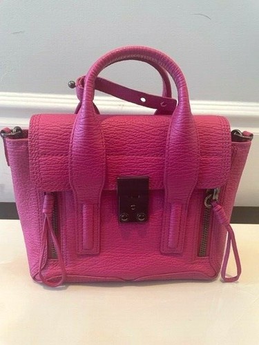 3.1 Phillip Lim Hot Pink Mini Pashli Satchel Handbag (Calfskin) AUTHENTIC