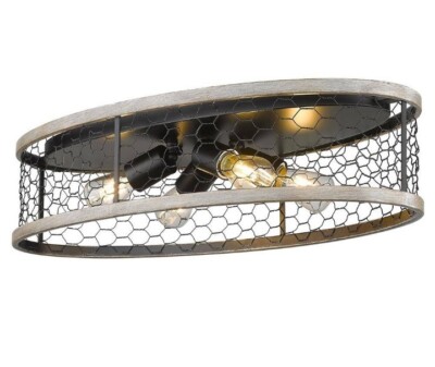 Golden Lighting - Four Light Flush Mount - Bailey Four Light Flush Mount - 24