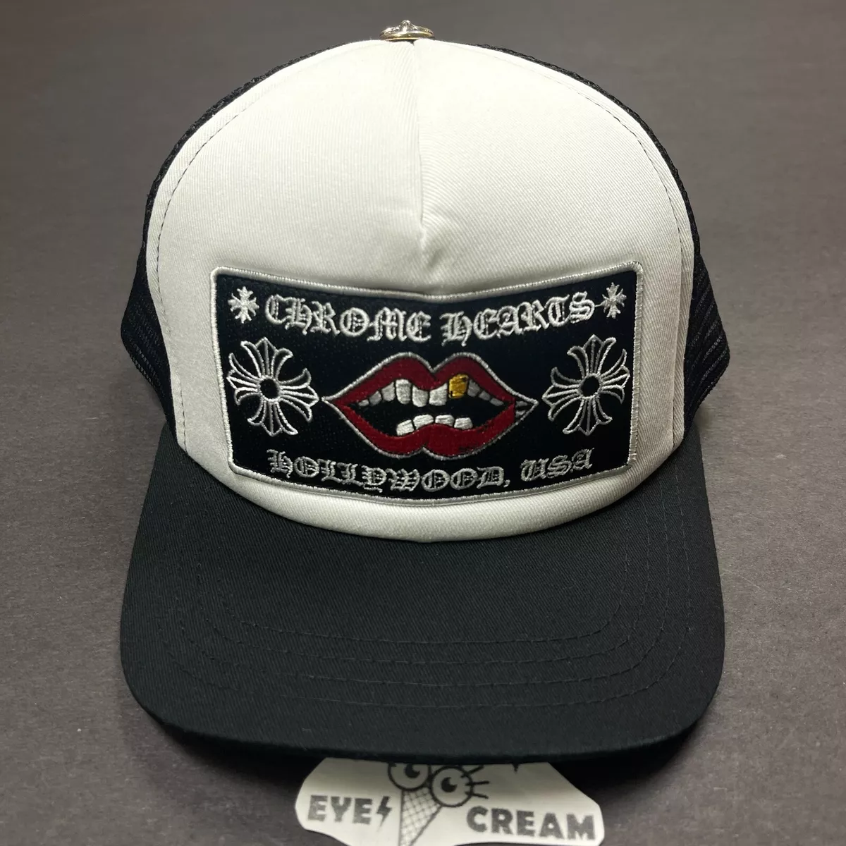 New Auth CHROME HEARTS x matty boy CH Chomper logo hollywood Trucker Hat Cap