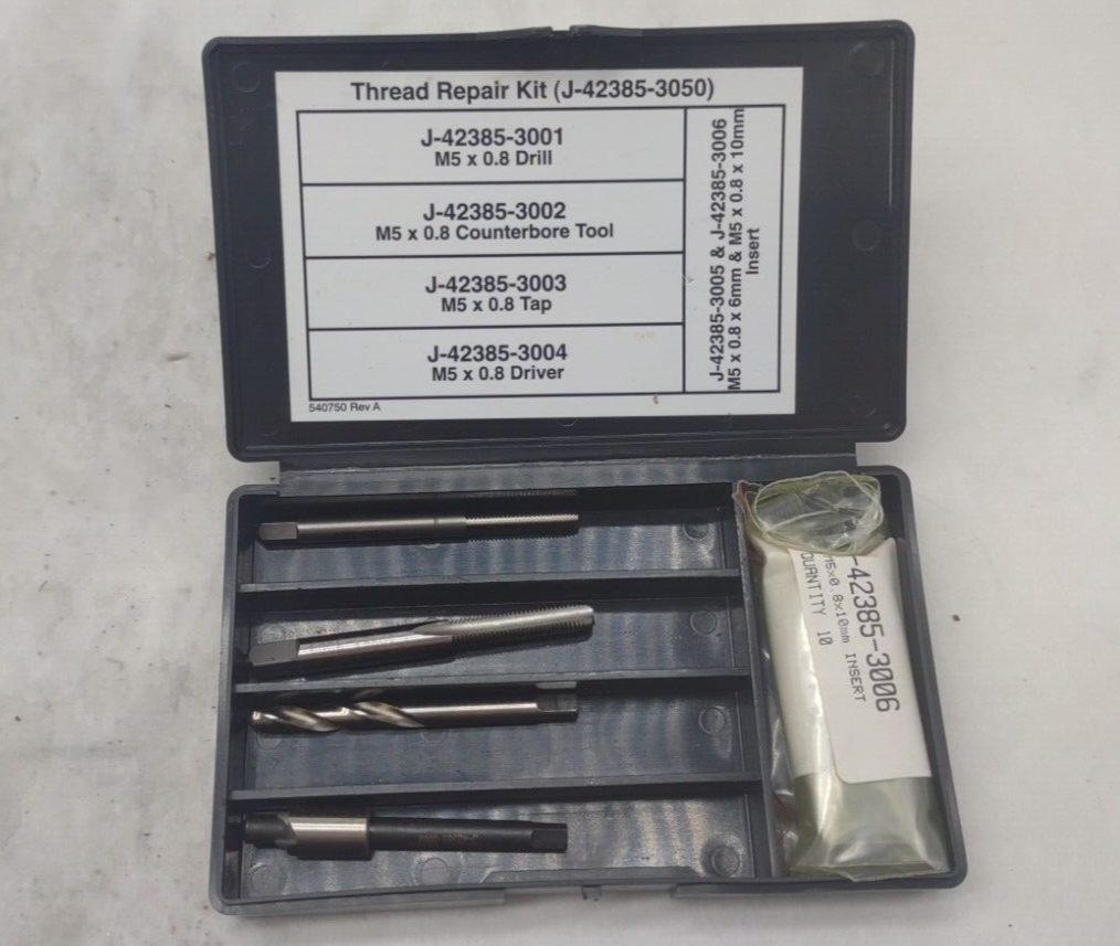 Kent Moore KM GM J423853050 Timesert M5X.0.8 Thread Repair Kit + Inserts YC9 eBay
