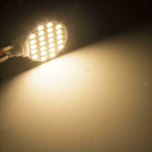 10pcs T10 921 194 led Light Bulb 24-3528 SMD DC12V Car RV Light White/Warm White - Picture 5 of 5