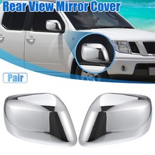 Pair Chrome Mirror Cover Full Mirrorcover Covers Cap For Nissan Frontier Xterra