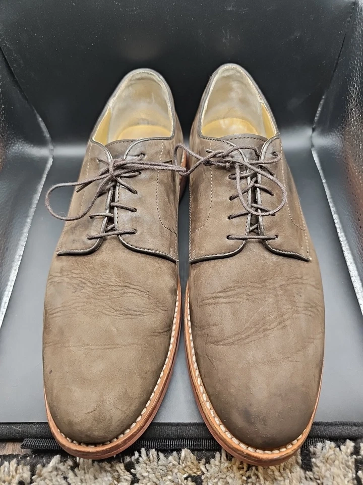 Brooks Brothers Men’s sz 10.5 D - Dark Brown Suede Oxford Shoes - Image 2 of 4