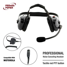 Professional Noise Cancelling Racing Headset for Motorola APX4000 XPR7580 MTP850