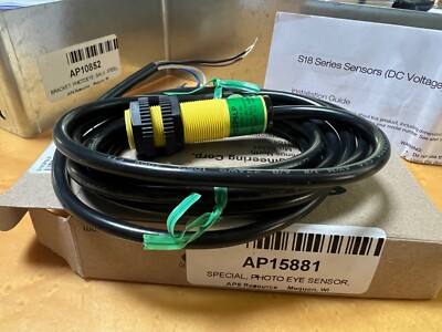 Banner S18SP6LP 32725 Photoelectric Sensor 10-30v-dc W/BRACKET