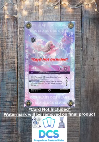 Disney Lorcana Elsa Spirit of Winter 207/204 Chapter 1 Enchanted Custom Case