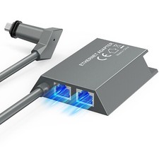 LUCMO Starlink Gen 2 Ethernet Adapter 2-Port Wired Network Splitter Up to 1 Gbps