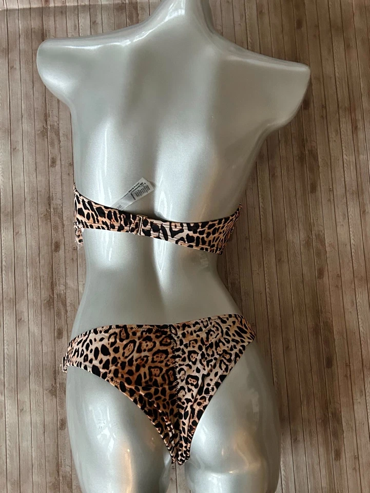Novo com etiquetas Victorias Secret Kimora Push Up 32DD e Zuma Itsy 2 peças biquíni de natação médio - Imagem 2 de 4