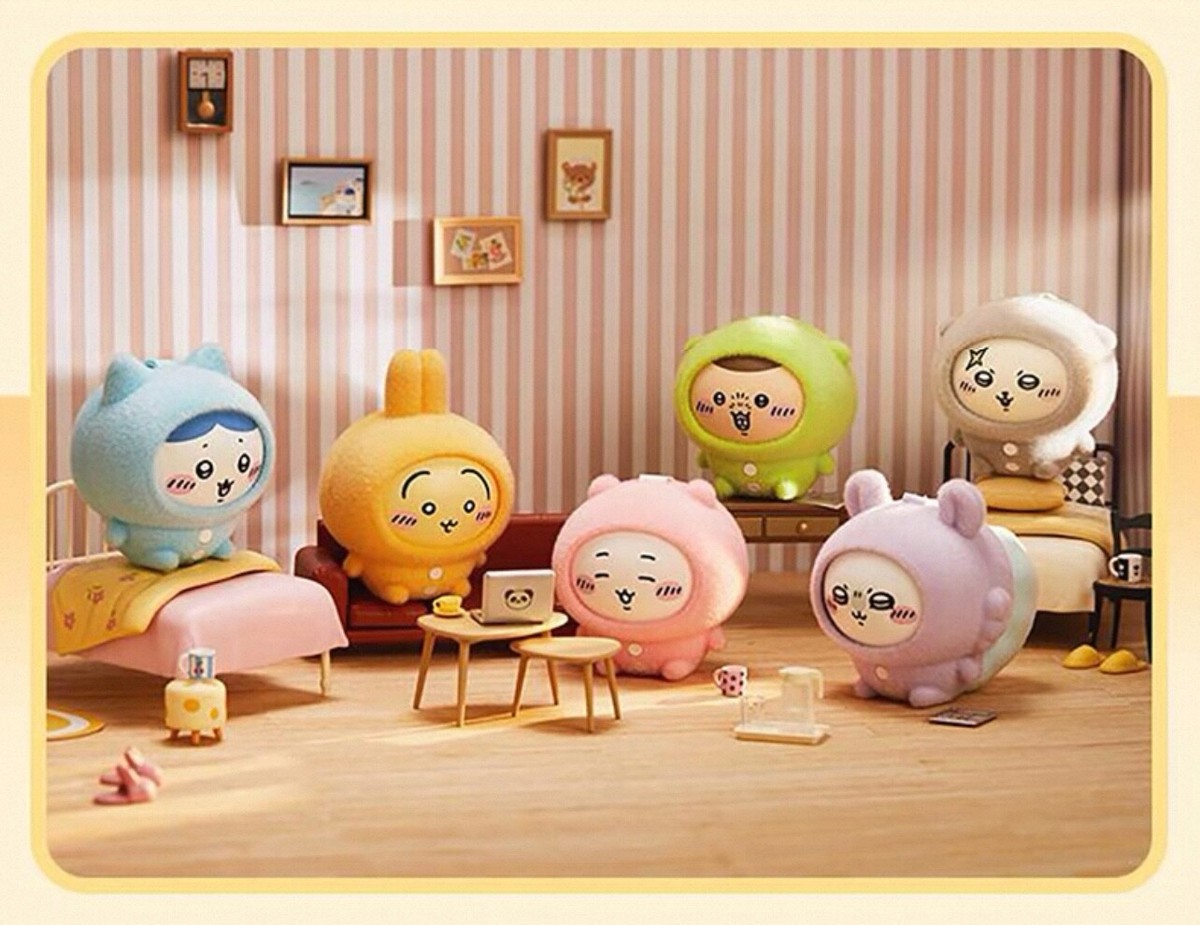 Official MINISO Chiikawa Pyjama Keychain Face Changing Confirmed