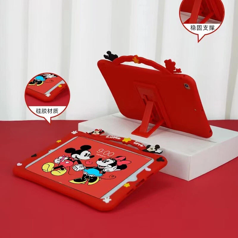 Funda para Tableta Minnie Mickey Mouse Portátil Gel de Sílice Soporte Suave para Apple iPad 6 Foto 3 de 4