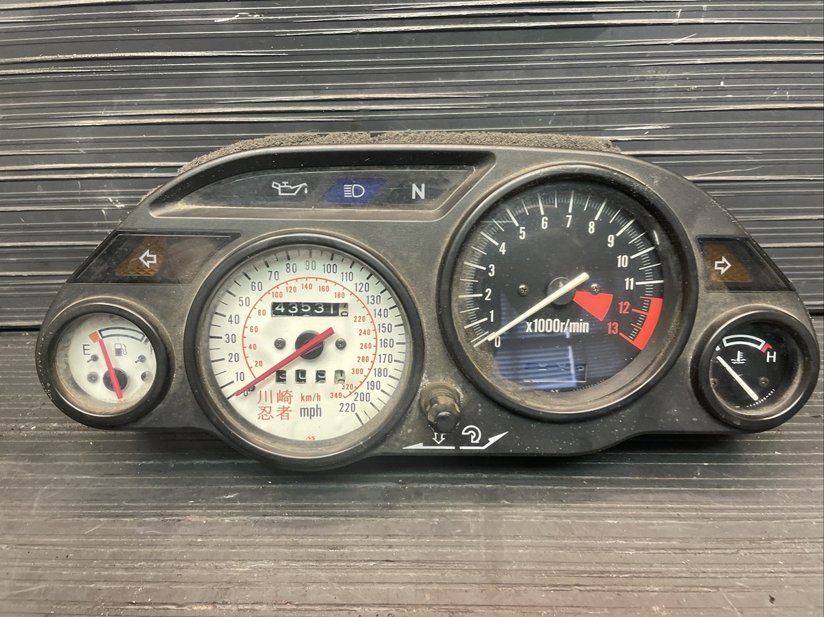 1993 Kawasaki Ninja ZX11D instrument gauge cluster 45,531 Miles | eBay