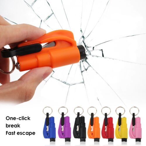Multi-function<wbr/>al Glass Hammer Car Breaker Tool Emergency Window Seat Belt - Picture 1 of 12
