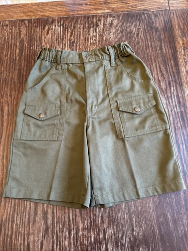 Vintage Men's Size 12 Waist 26 Boy Scout Shorts Cargo Official Uniform BSA