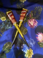 2 Henna Paste Cone Temporary Tattoo Body Art Ink