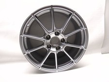 Neu Original Porsche 718 Boxster Spyder 982 Vorne Legierung Rad Brilliant Chrom