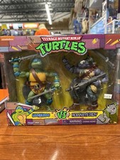 Playmates Toys Teenage Mutant Ninja Turtles - Leonardo vs Rocksteady
