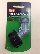 1 DO IT BEST Metal Gooseneck Hose Connector - BIB16G 731003 ANGLE CONNECTOR