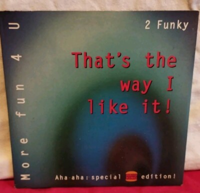 CD More Fun 4 U Aha Aha Special Edition Burger King 2funky K41