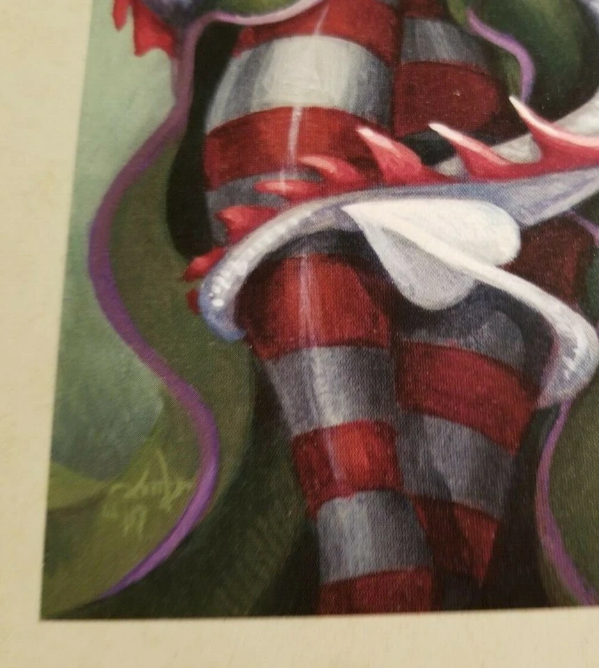 Jasmine Becket-Griffith DRAGÓN MENTA Fantasía HADA DRAGÓN IMPRESIÓN SURREALISTA Foto 2 de 3