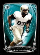2014 Bowman 110 Jordan Matthews Philadelphia Eagles Football Card