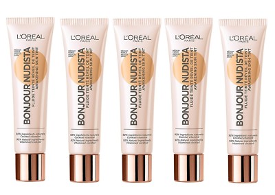 5x 12ml Loreal L'oreal BB Cream Bonjour Nudista  für den frische kick (60ml) 