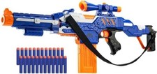 Automatic Toy Foam Blasters Kids - Electric Soft Dart Launcher Set with Scope an