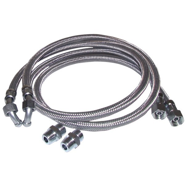 Flessibile Olio Combustibile Gomito 1000mm Con 2 Raccordi - DIFF