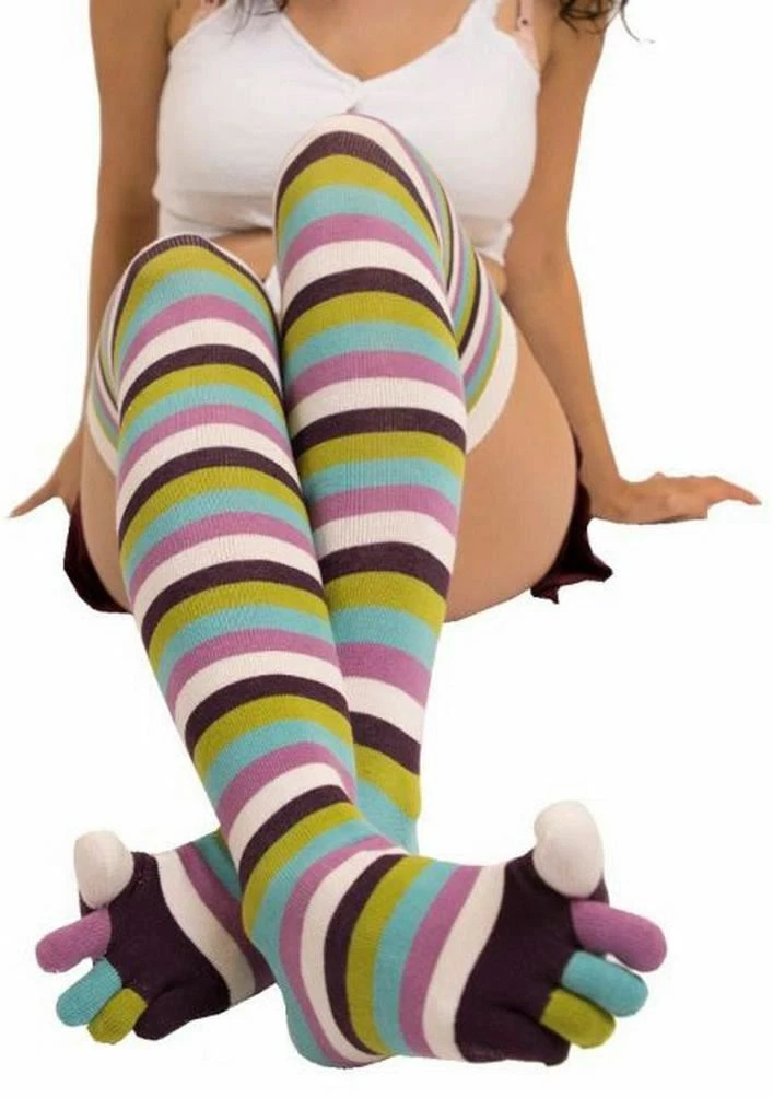 TOETOE® Socks - Over-Knee Toe Socks Twilight Unisize