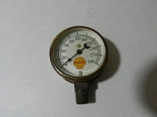 VINTAGE SHELL OIL CO.- SHELLANE  PRESSURE GAUGE- STEAMPUNK- SERVICE STATION
