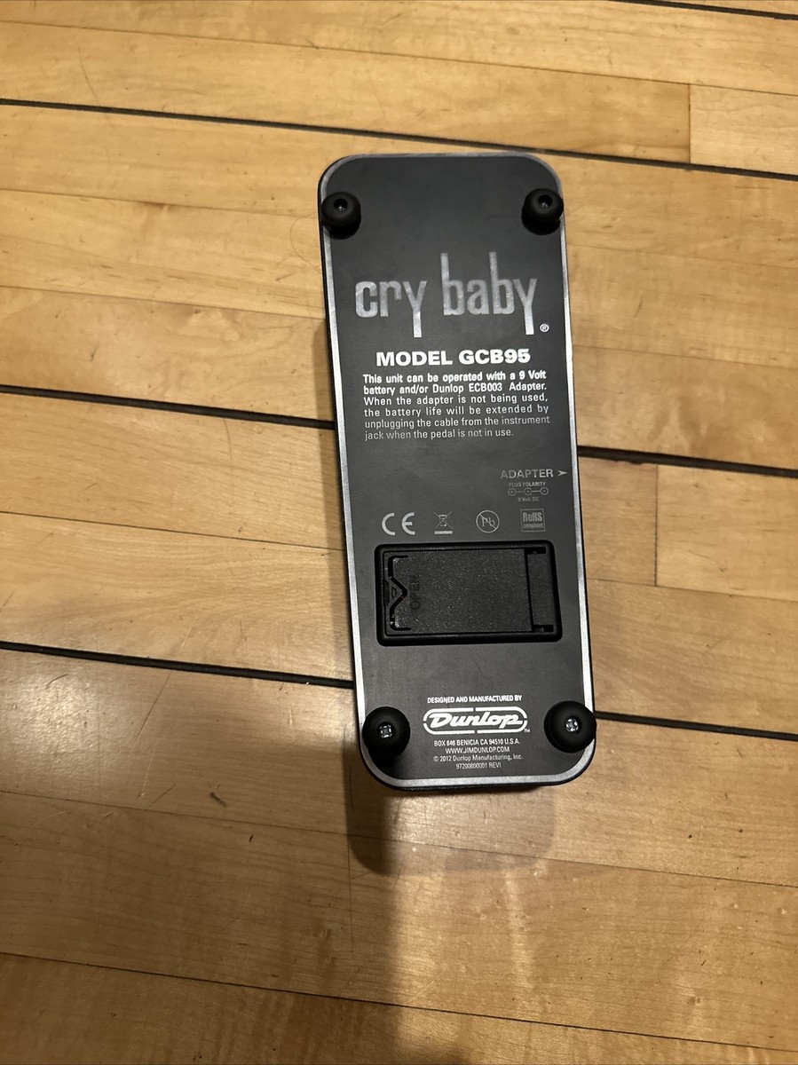 Classic Dunlop Original Cry Baby Wah Pedal Model GCB-95 Not
