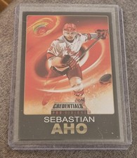 2023-24 Upper Deck Credentials Pro Vision Sebastian Aho - Carolina Hurricanes 