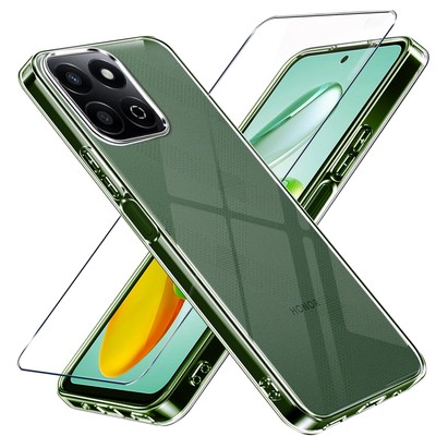COVER TRASPARENTE + PELLICOLA VETRO TEMPERATO Per HUAWEI HONOR VIEW 20 Custodia