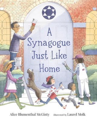 A Synagogue Just Like Home by Alice Blumenthal McGinty Hardcover Book